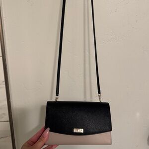 Kate Spade Black and Cream Crossbody Bag